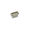Insert HE, Raccordement à ressort, mâle, 16 pin, 16A, Polycarbonate, 16B|32B 